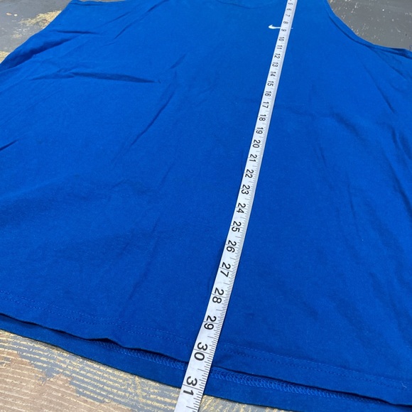 Nike USA Tank Top Cotton Royal Blue Large Shirt Fitness Work Out - Picture 6 of 8